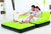 BEST WAY VELVET AIR SOFA BED