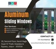 Sleek Aluminium Sliding Windows by Elite Window Factory